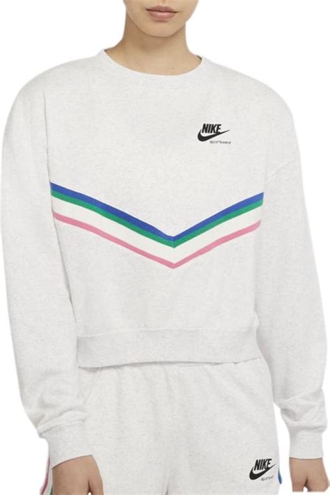 nike trui dames vintage blauw
